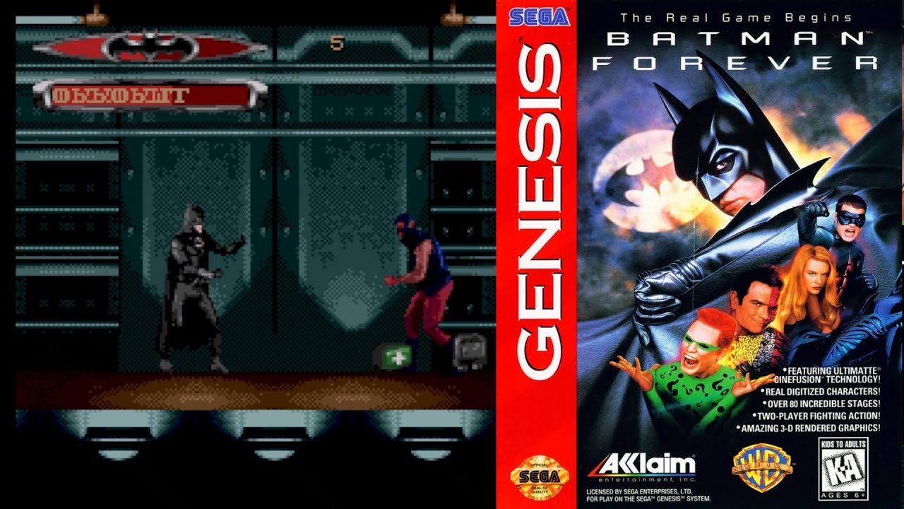 Кто-то умеет в батман тандю, а я умею в [Batman Forever #1 - SEGA - от ...