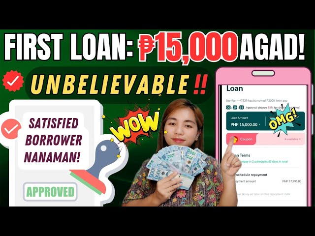 Unbelievable‼️ Easy ₱15,000 agad ang Loan Offer on my First Loan! class=