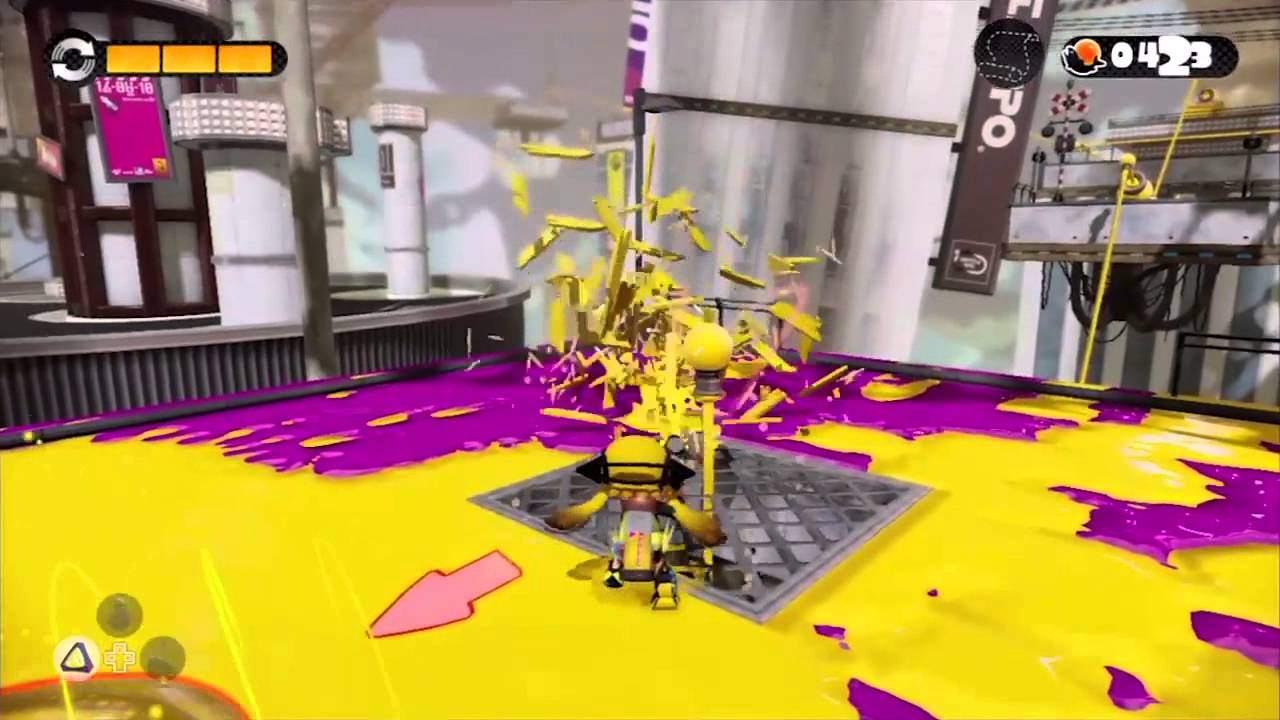 [Splatoon Preview] Inkrail Skyscape Gameplay (Story) - YouTube