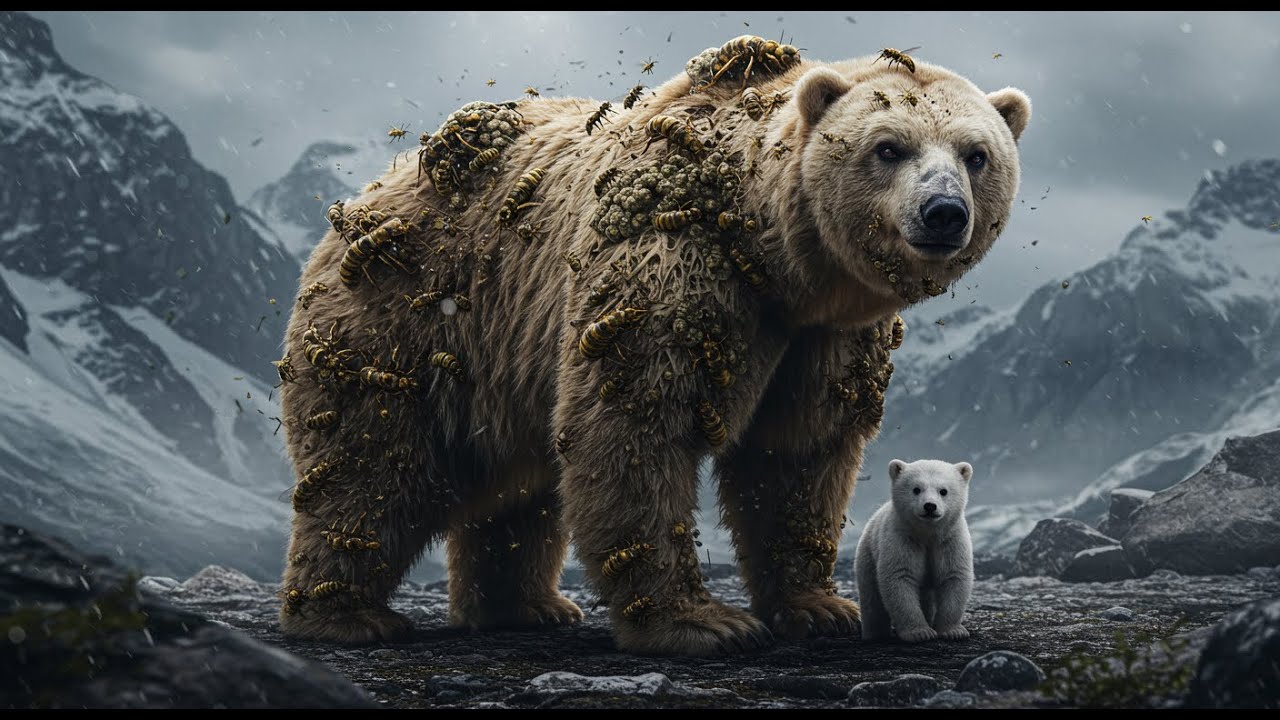 Small Polar Bear Cub Went Looking For A Human To Help it's Injured ...