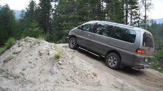 : Delica L400, 4x4, Central Differential Locker Test
