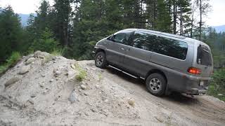 Delica L400, 4x4, Central Differential Locker Test