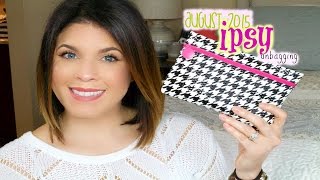 Ipsy Unbagging August 2015