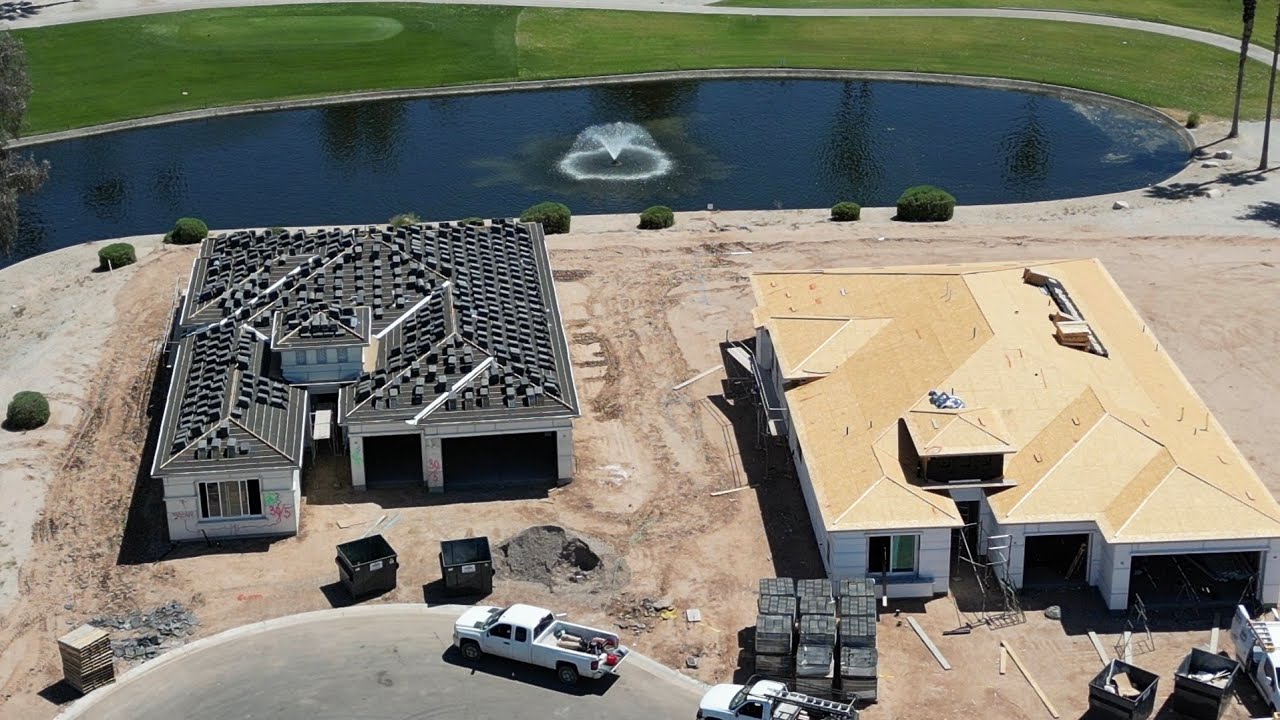 Home Under Runch Robson Ranch Windrose Unit Homes under Construction - YouTube