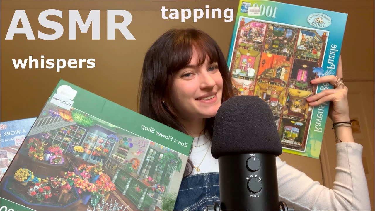ASMR ~ My Puzzle Collection! (Tapping, Whisper Rambles)