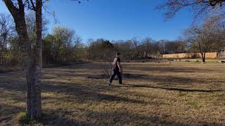 Skydio 2 obstacle avoidance test with beacon tracking.