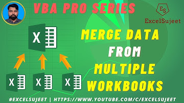 Merge/Append/Combine/Collate Multiple Workbooks Data Into One by ExcelSujeet (In Hindi)