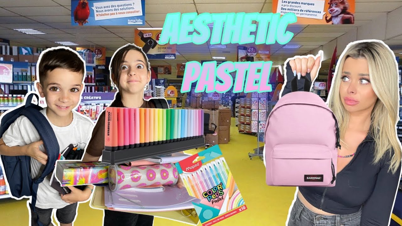 CHASSE AUX FOURNITURES SCOLAIRE 2021 / back to school ( aestetic / pastel )  😊 
