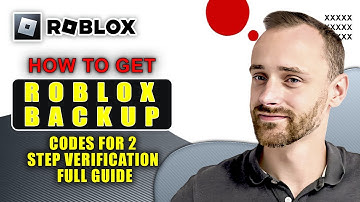 How To Get Roblox Backup Codes For 2 Step Verification| Full Guide