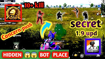 1.9 hedden 😱😱 Bot place in erangle !! erangle bot location 1.9