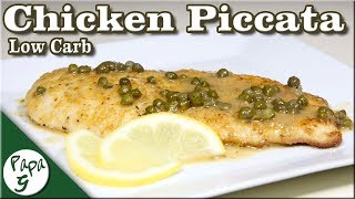 Low Carb Chicken Piccata Recipe - Keto