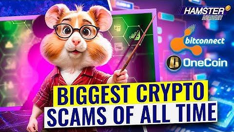 Hamster Academy: The Truth About OneCoin & BitConnect 🧩 | Hamster Kombat