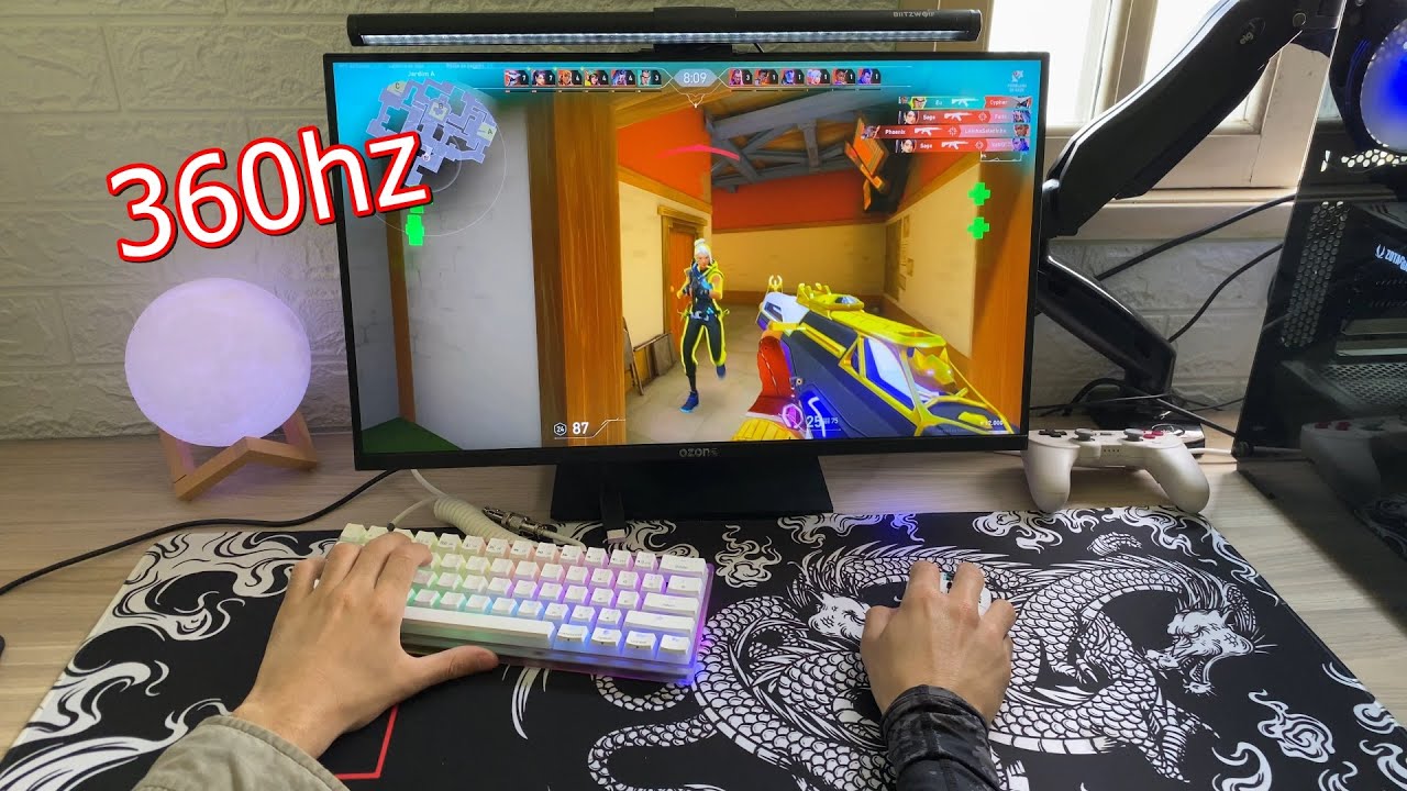 Meu novo Monitor 360hz Unboxing Ozone DSP25 ULTRA Painel IPS - Review em  breve 