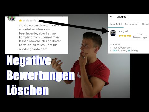 So LÖSCHE ich NEGATIVE Bewertungen!!