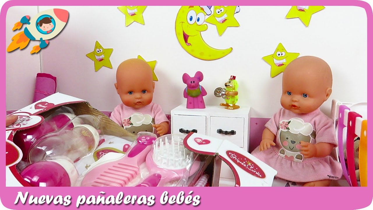 Nuevas pañaleras bebés gemelas Nenuco Historias de muñecas Nenucos Mundo Juguetes en español YouTube