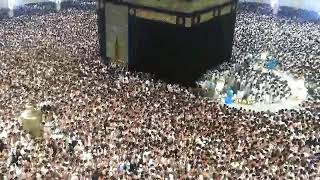 PENUH SESAK SITUASI TAWAF PADA PUNCAK HAJI TAHUN 2018 #muslim #haji2018