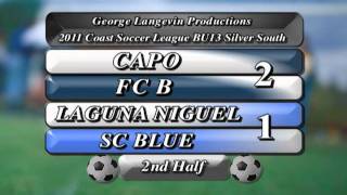 2011 Coast Soccer League: Capo FC B vs. Laguna Niguel SC Blue: Highlights