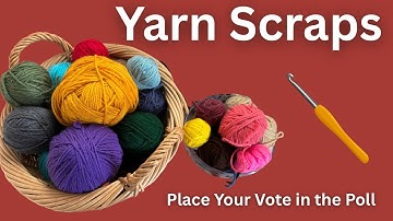 Ik haak iets wilds en geks met mijn restjes garen!