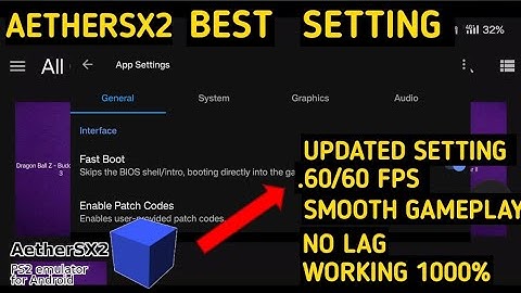 Aethersx2 Emulator Best Settings For All Android Phones 60 FPS No Lag Setting For Aethersx2 {2025}