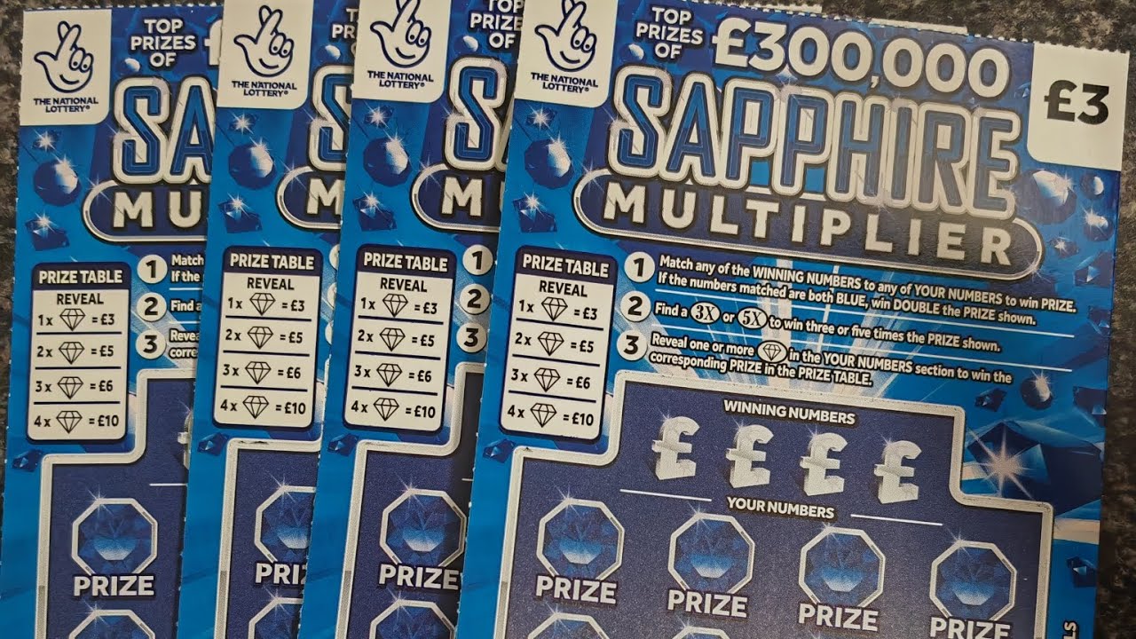 New sapphire Multiplier scratch cards £12 in play nice little profit