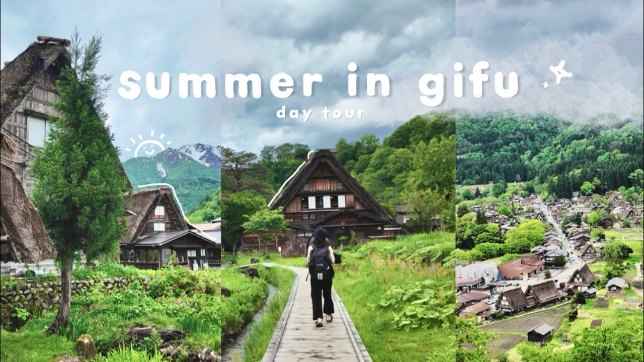 Rainy Summer Day Trip to Shirakawago, Takayama, Gujo Hachiman ✨🪿🌿 Gifu Prefecture Travel Vlog
