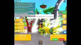 NEW 500M UPDATE IN ROBLOX SABER SIMULATOR! (NEW SWORD,  9 NEW PETS AND NEW 