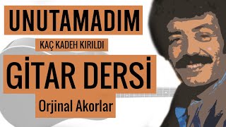 MÜSLÜM BABA | KAÇ KADEH KIRILDI | GİTAR DERSİ (orjinal)