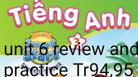 tiếng anh lớp 3 unit 6 clothes review and practice trang 94 95 i-learn smart start studentsbook 