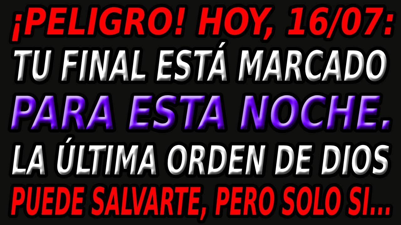 ARCÁNGEL MIGUEL DICE: DIOS ME ENVÍO PARA DARTE UNA ÚLTIMA ORDEN Y SALVAR TU VIDA DEL FINAL.