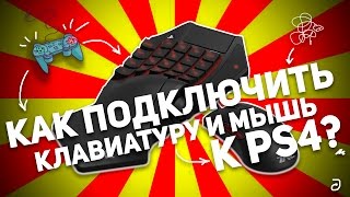 КАК ПОДКЛЮЧИТЬ КЛАВИАТУРУ И МЫШЬ К PS4?