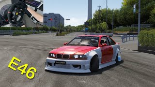 Industrial Area Drifting in a BMW E46 | Assetto Corsa screenshot 2