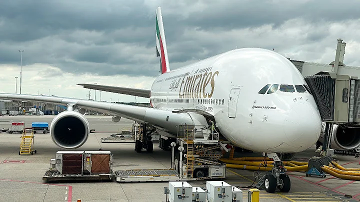 4K | EMIRATES Airbus A380-800 - Amsterdam to Dubai (Economy Class)