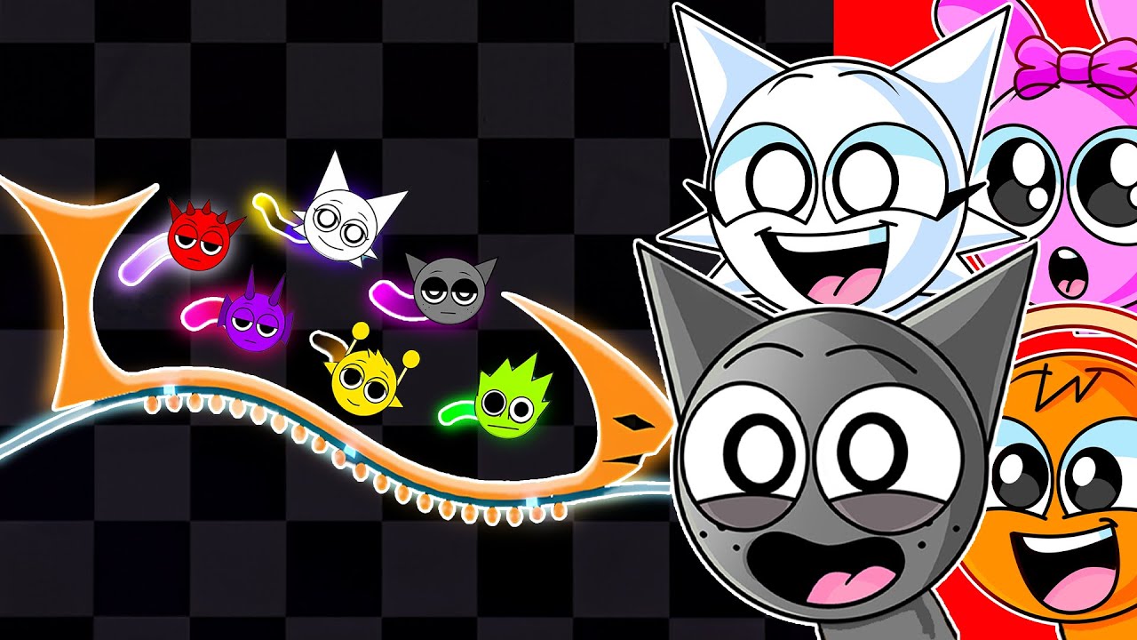 EPIC SPRUNKI WORM RACE!