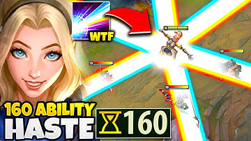 This is what happens when Lux stacks Ability Haste... (10 SECOND LASERS)