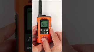 Un walkie fácil de manejar Retevis RT49P #walkietalkie