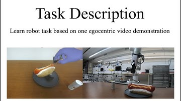 One-shot learning via egocentric video demonstration