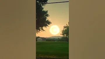 Sun falls on Earth CAUGHT ON CAMERA