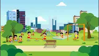 Lagu anak Taman yang paling indah | Taman kanak kanak
