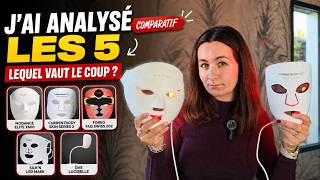 J’ai analysé 5 masques LED : voici celui que je recommande vraiment