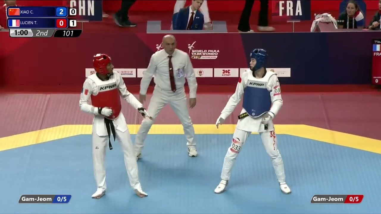 101 R32 M  68kg CHN XIAO C  FRA LUCIEN T
