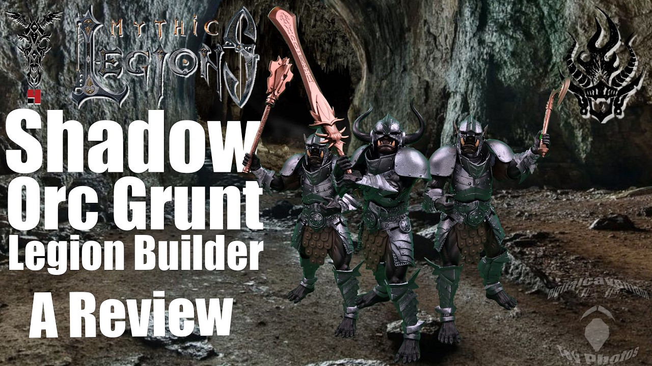 Shadow Orc Grunt Legion Builder || A Mythic Legions Review - YouTube
