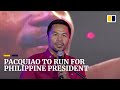 Philippine boxing star and senator Manny Pacquiao to join country’s 2022 presidential race