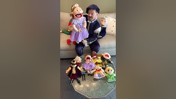 Princesses By Silly Puppets Demonstrated "Royal Frogs 21" The Puppet Hideaway with Eric Thomsen