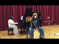 「銀河鉄道999」/ゴダイゴ他2曲〜夫婦でセッションピアノとパーカッション〜占冠村総合文化祭芸能発表会
