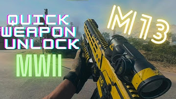 QUICKEST way to unlock the NEW M13 in Modern Warfare 2! #modernwarfare2 #callofduty #tutorial