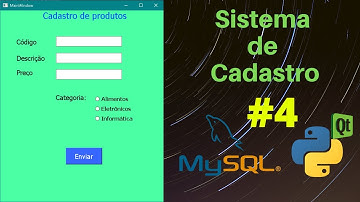 Sistema de Cadastro de Produtos com Python e MySQL #4 - Listando os dados