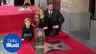Amy Adams supported by family & Jeremy Renner at star ceremony - Daily Mail