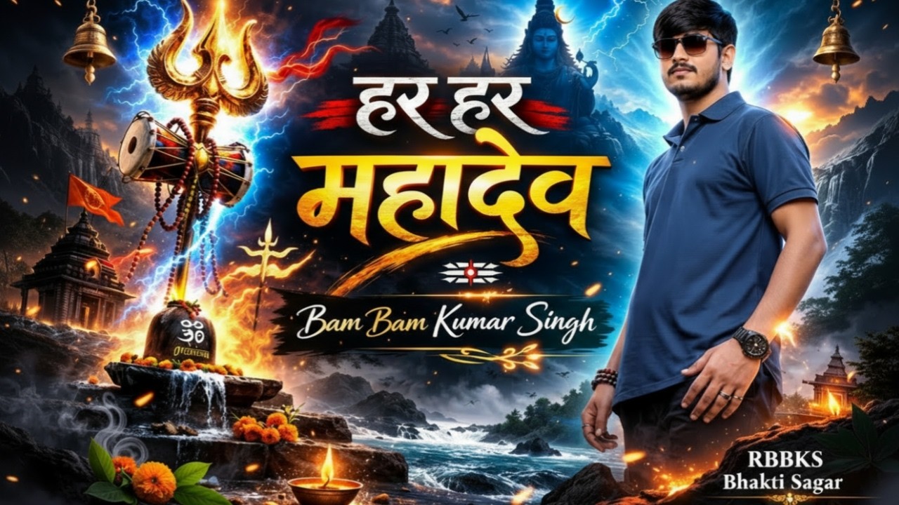 🔱 1️⃣ Har Har Mahadev | Powerful Shiv Bhajan 2026 | Bam Bam Kumar Singh | RBBKS Bhakti Sagar