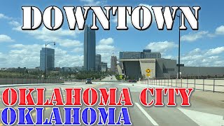 Oklahoma City  Oklahoma  4K Downtown Drive