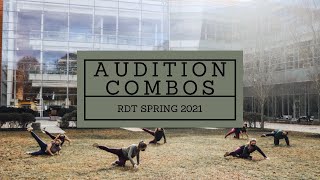Dancer Audition Combos- RDT Spring 2021